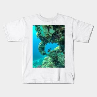 Coral reef and fish Kids T-Shirt